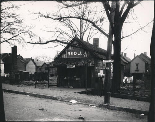 Red J. Store on Carroll Street, ca. 1910–1920. Fulton Bag and Cotton Mills Digital Collection, Georgia Institute of Technology, vam004-015.  Red J. Store on Carroll Street, ca. 1910–1920. Fulton Bag and Cotton Mills Digital Collection, Georgia Institute of Technology, vam004-015.