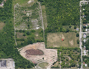 Location of Jane Addams Elementary School (A) and Sherwood Twin Drive-In Theater in Dayton, Ohio. Copyright GoogleMaps, 2012. Location of Jane Addams Elementary School (A) and Sherwood Twin Drive-In Theater in Dayton, Ohio. Copyright GoogleMaps, 2012.