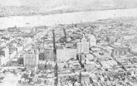 Yoshio Koya, Photograph of the Mississippi River and New Orleans, in Tengoku Amerika, Jigoku Amerika, 68. Yoshio Koya, Photograph of the Mississippi River and New Orleans, in Tengoku Amerika, Jigoku Amerika, 68.