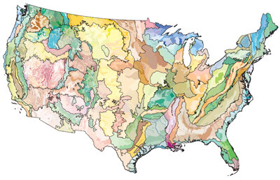 Environmental Protection Agency, Level IV Ecoregions, 2011. Environmental Protection Agency, Level IV Ecoregions, 2011.