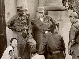 Raymond Andrews during the Korean War, still from Somebody Else, Somewhere Else, 2010. Raymond Andrews during the Korean War, still from Somebody Else, Somewhere Else, 2010.