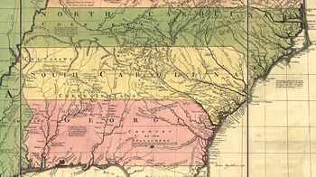 John Mitchell, A map of the British and French dominions in North America, with the roads, distances, limits, and extent of the settlements, 1755. Library of Congress Geography and Map Division, 74693187. John Mitchell, A map of the British and French dominions in North America, with the roads, distances, limits, and extent of the settlements, 1755. Library of Congress Geography and Map Division, 74693187.