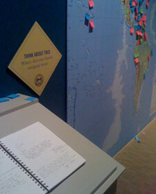 Debra H. Rodman, Exhibition guest book, Library of Virginia, Richmond, Virginia, 2010. Debra H. Rodman, Exhibition guest book, Library of Virginia, Richmond, Virginia, 2010.