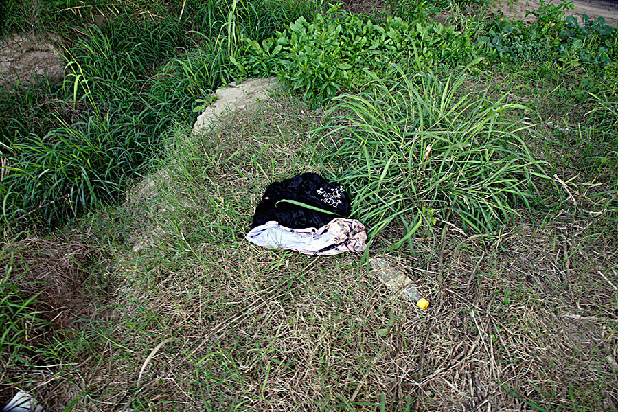 Susan Harbage Page, Clothes and bottle, Brownsville, Texas, 2010. Susan Harbage Page, Clothes and bottle, Brownsville, Texas, 2010.