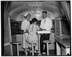 Harris and Ewing, Travelling syphilis laboratory, Washington, D.C., 1937. Courtesy of the Library of Congress. Harris and Ewing, Travelling syphilis laboratory, Washington, D.C., 1937. Courtesy of the Library of Congress.