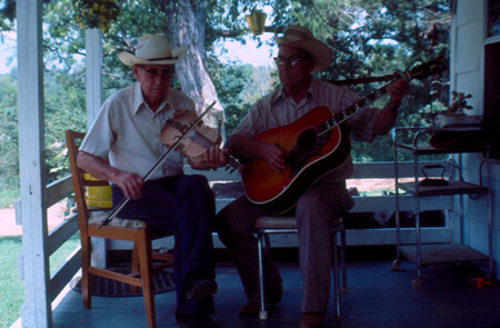 Vaughn Brewer, Lonnie and Asburn Avery, Stone County, Arkansas, September 6, 1979.  Courtesy of University of Central Arkansas Archives, Rackensack Collection. Vaughn Brewer, Lonnie and Asburn Avery, Stone County, Arkansas, September 6, 1979.  Courtesy of University of Central Arkansas Archives, Rackensack Collection.