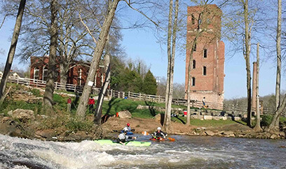 John Lane, Kayakers on the shore of Lawson's Fork, Spartanburg, South Carolina, 2007. John Lane, Kayakers on the shore of Lawson's Fork, Spartanburg, South Carolina, 2007.