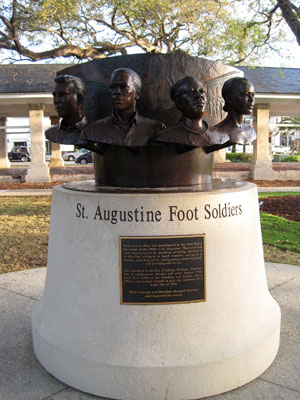 Figure 35. Holly Goldstein, St. Augustine Foot Soldiers Monument, Plaza de la Constitución, St. Augustine, Florida, 2012. Figure 35. Holly Goldstein, St. Augustine Foot Soldiers Monument, Plaza de la Constitución, St. Augustine, Florida, 2012.