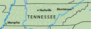Map of Morristown, Tennessee Map of Morristown, Tennessee
