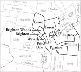 Slave Neighborhoods along Second Creek, Stephen D. Weaver, 2007  Slave Neighborhoods along Second Creek, Stephen D. Weaver, 2007