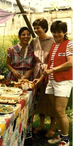 Photographer unknown, former owner Sherry Emory, founder Linda Bryant, and volunteer Liz Hill, Atlanta, Georgia, 1979. Photographer unknown, former owner Sherry Emory, founder Linda Bryant, and volunteer Liz Hill, Atlanta, Georgia, 1979.