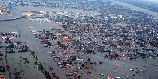 Marty Bahamonde, FEMA image of New Orleans after Hurricane Katrina, 2005. Marty Bahamonde, FEMA image of New Orleans after Hurricane Katrina, 2005.