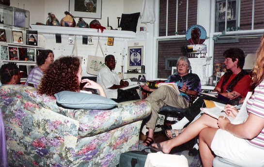 Photographer unknown, Charis Circle board meeting, Atlanta, Georgia, mid 1990s. Photographer unknown, Charis Circle board meeting, Atlanta, Georgia, mid 1990s.