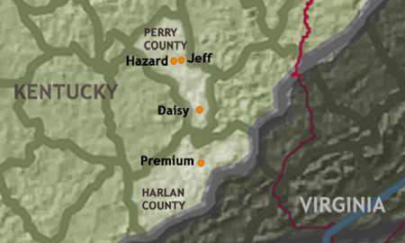 Map of sites that Cohen documented, 1959-1963.  Map of sites Cohen documented, 1959-63