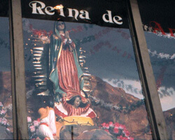 Statue of Our Lady of Guadalupe outside of the Misión Católica. Doraville, Georgia. Photo by Mary Odem, 2001 Statue of Our Lady of Guadalupe outside of the Misión Católica. Doraville, Georgia. Photo by Mary Odem, 2001