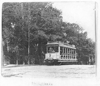Nine Mile Circle Trolley, circa 1895 Nine Mile Circle Trolley, circa 1895