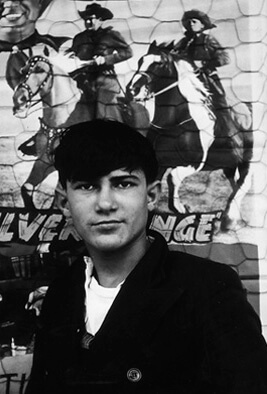Todd Webb, J. C. Boudreaux in front of a theatre poster, c. 1947. Courtesy of Standard Oil (New Jersey) Collection, Special Collections, University of Louisville. Todd Webb, J. C. Boudreaux in front of a theatre poster, c. 1947. Courtesy of Standard Oil of New Jersey Collection, Special Collections, University of Louisville.