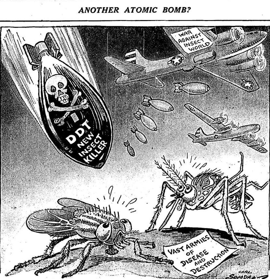 Another Atomic Bomb?, Chicago, Illinois, 1945. Cartoon by Carl Somdal. Originally published in Chicago Daily Tribune (August 24, 1945). Courtesy of Chicago Tribune Archives.