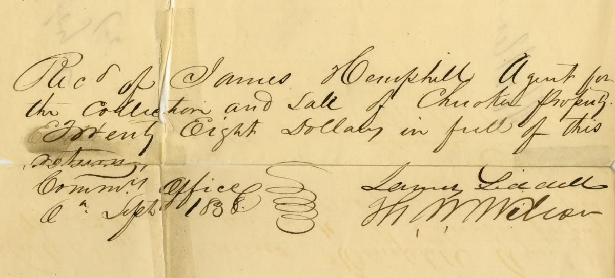 Pages from Inventory and Sale of property belonging to the Indians in Floyd County, 1838. Record by Harvey Dan Abrams. Courtesy of the Digital Library of Georgia, Georgia Historical Society. Pages from Inventory and Sale of property belonging to the Indians in Floyd County, 1838. Record by Harvey Dan Abrams. Courtesy of the Digital Library of Georgia, Georgia Historical Society.