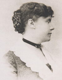 Constance Fenimore Woolson, ca. 1887. Photograph by unknown creator. Courtesy of Wikimedia Commons. Image in public domain.  Constance Fenimore Woolson, ca. 1887. Photograph by unknown creator. Courtesy of Wikimedia Commons. Image in public domain.