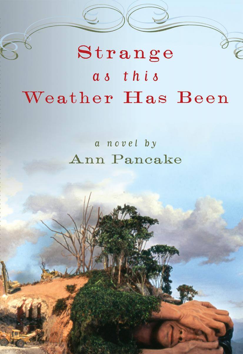 Cover of Ann Pancake's Strange as this Weather Has Been  (Berkeley, CA: Counterpoint Press/Shoemaker & Hoard, 2007). Cover design by Gerilyn Attebery featuring Jeff Chapman-Crane's The Agony of Gaia, which was created in response to the devastation caused by mining techniques such as mountaintop removal.  Cover of Ann Pancake's Strange as this Weather Has Been  (Berkeley, CA: Counterpoint Press/Shoemaker & Hoard, 2007). Cover design by Gerilyn Attebery featuring Jeff Chapman-Crane's The Agony of Gaia, which was created in response to the devastation caused by mining techniques such as mountaintop removal.