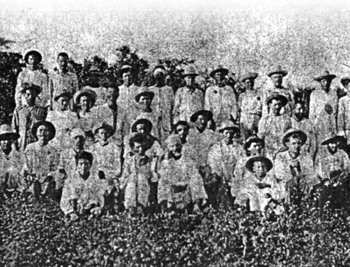 Bailey K. Ashford immortalized his first hookworm patients in a photograph. The caption reads: "Photograph of a number of natives of Puerto Rico, showing pernicious anemia due to Ankylostoma duodenale." Source: Bailey K. Ashford, "Report to the Surgeon General," December 22, 1899, Otis Historical Archives, National Museum of Health and Medicine, RG 2.3, box 10. Originally published in José Amador's Medicine and Nation Building in the Americas, 1890–1940 (Nashville, TN: Vanderbilt University Press, 2015). Courtesy of Vanderbilt University Press. Bailey K. Ashford immortalized his first hookworm patients in a photograph. The caption reads: "Photograph of a number of natives of Puerto Rico, showing pernicious anemia due to Ankylostoma duodenale." Source: Bailey K. Ashford, "Report to the Surgeon General," December 22, 1899, Otis Historical Archives, National Museum of Health and Medicine, RG 2.3, box 10. Originally published in José Amador's Medicine and Nation Building in the Americas, 1890–1940 (Nashville, TN: Vanderbilt University Press, 2015). Courtesy of Vanderbilt University Press.