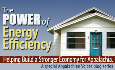 The Power of Energy Efficiency, Rory McIlmoil's five-part series on residential energy efficiency as regional economic driver, Appalachian Voices, April–July, 2014. Graphic by Jamie Goodman. Courtesy of Appalachian Voices. The Power of Energy Efficiency, Rory McIlmoil's five-part series on residential energy efficiency as regional economic driver, Appalachian Voices, April–July, 2014. Graphic by Jamie Goodman. Courtesy of Appalachian Voices.