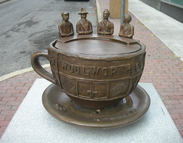 Woolworth's Sit-In Sculpture, Greensboro, North Carolina, 2012. Photograph by Jimmy Emerson. Courtesy of Jimmy Emerson. CC BY-NC-ND 2.0. Woolworth's Sit-In Sculpture, Greensboro, North Carolina, 2012. Photograph by Jimmy Emerson. Courtesy of Jimmy Emerson. CC BY-NC-ND 2.0.