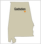 Map of Gadsden, Alabama. Map of Gadsden, Alabama.
