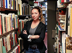 Holly Hobbs at the Amistad Research Center, New Orleans, Louisiana, 2014. Photograph by Jason Saul. Holly Hobbs at the Amistad Research Center, New Orleans, Louisiana, 2014. Photograph by Jason Saul.