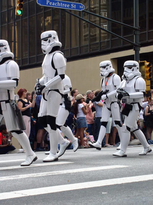 Arjan Sessing, Dragon Con parade, Atlanta, Georgia, 2004.