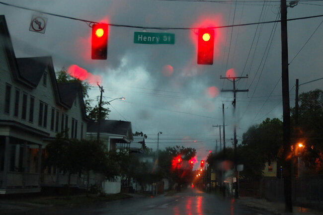 Dagmar Nelson, Summer afternoon storm, Savannah, Georgia, 2007. Dagmar Nelson, Summer afternoon storm, Savannah, Georgia, 2007.
