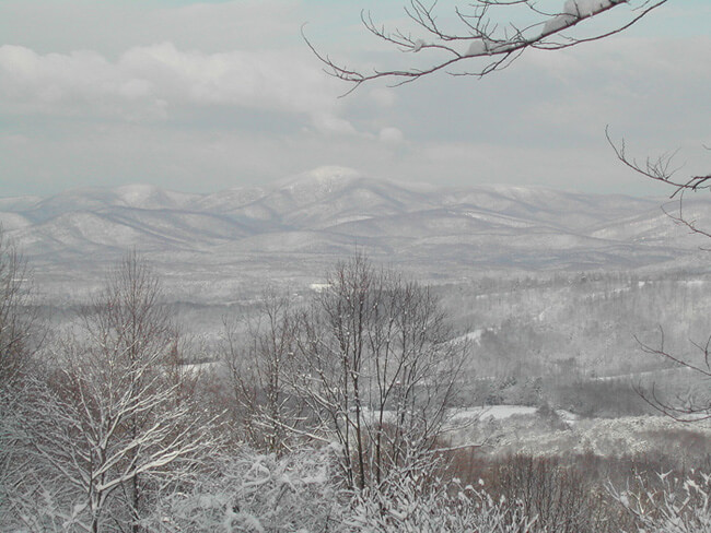 Harold B. Gill, Jr., A Virginia winter, Amherst County, Virginia, 2008.