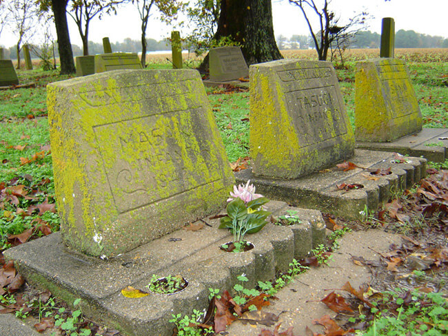 John Howard, Infant gravesites, Japanese American concentration camp cemetery, Rohwer, Arkansas, 2004. John Howard, Infant gravesites, Japanese American concentration camp cemetery, Rohwer, Arkansas, 2004.