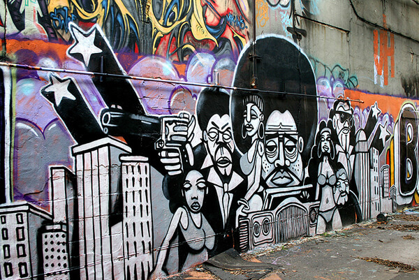 Amie Vanderford, Funky Graffiti Art, Memphis, Tennessee, 2008.