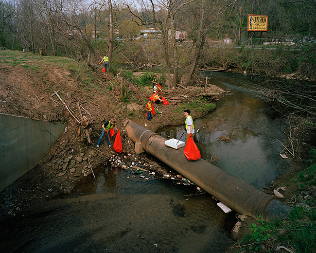 Jeff Rich, Clean-up on the Swannanoa River, Asheville, North Carolina, 2007.
