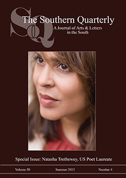 Cover of the Southern Quarterly special issue on Natasha Trethewey.