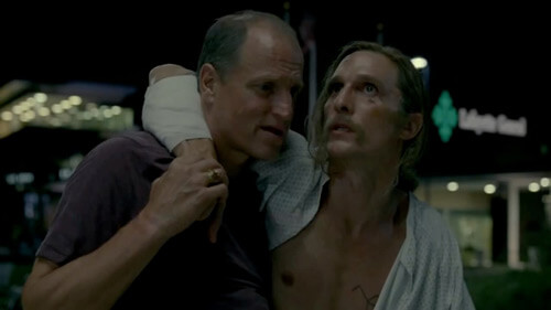 Marty and Rust, capable of doing only one thing right, from True Detective's final episode, "Form and Void," 2014. © HBO. Marty and Rust, capable of doing only one thing right, from True Detective's final episode, "Form and Void," 2014. © HBO.