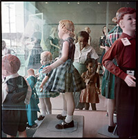Ondria Tanner and her Grandmother Window-shopping, Mobile, Alabama, 1956. Photograph 37.007 by Gordon Parks. Courtesy of and copyright by The Gordon Parks Foundation. Ondria Tanner and her Grandmother Window-shopping, Mobile, Alabama, 1956. Photograph 37.007 by Gordon Parks. Courtesy of and copyright by The Gordon Parks Foundation.
