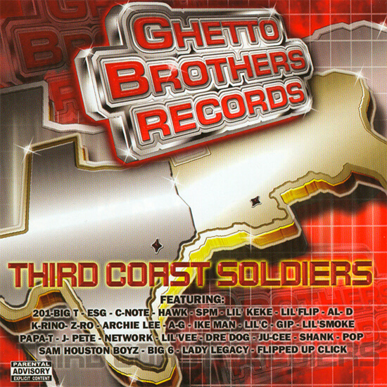 Album cover for Third Coast Soldiers by Ghetto Brothers. (Starzmusic, 2003).  Album cover for Third Coast Soldiers by Ghetto Brothers. (Starzmusic, 2003).