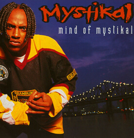 Album cover for Mind of Mystikal by Mystikal. (Jive, 1995). Album cover for Mind of Mystikal by Mystikal. (Jive, 1995).