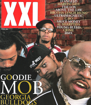 Goodie Mob on the cover of XXL Magazine, Vol. 1, Issue 3, 1998. Goodie Mob on the cover of XXL Magazine, Vol. 1, Issue 3, 1998.