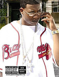 Album cover for Trap House by Gucci Mane. (Big Cat Records, 2005). Album cover for Trap House by Gucci Mane. (Big Cat Records, 2005).