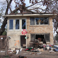 6001 West End Boulevard, Lakeview, New Orleans, Louisiana, November 4, 2005. Photograph by Ian J. Cohn. © Ian J. Cohn.  6001 West End Boulevard, Lakeview, New Orleans, Louisiana, November 4, 2005. Photograph by Ian J. Cohn. © Ian J. Cohn.