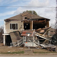 Louisiana Demolition Inc., 6125 West End Boulevard, Lakeview, New Orleans, Louisiana, November 4, 2005. Photograph by Ian J. Cohn. © Ian J. Cohn.  Louisiana Demolition Inc., 6125 West End Boulevard, Lakeview, New Orleans, Louisiana, November 4, 2005. Photograph by Ian J. Cohn. © Ian J. Cohn.