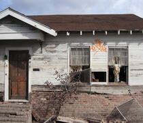 Near West End and Harrison Boulevards, Lakeview, New Orleans, Louisiana, November 4, 2005. Photograph by Ian J. Cohn. © Ian J. Cohn. Near West End and Harrison Boulevards, Lakeview, New Orleans, Louisiana, November 4, 2005. Photograph by Ian J. Cohn. © Ian J. Cohn.