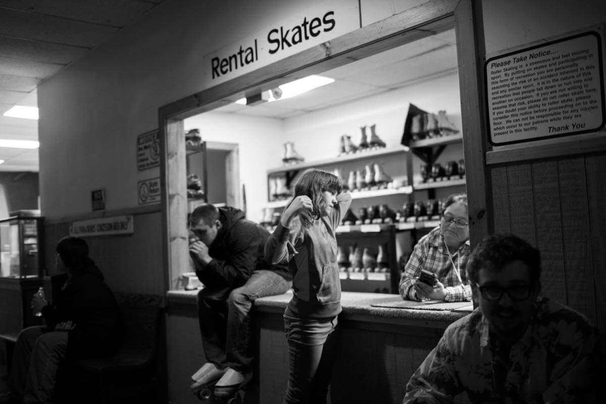 Figure 18: Skate World, Vilas, Watauga County, North Carolina, March 19, 2015. Photograph by Lou Murrey. http://lookingatappalachia.org/north-carolina#/id/i9926840. Figure 18: Skate World