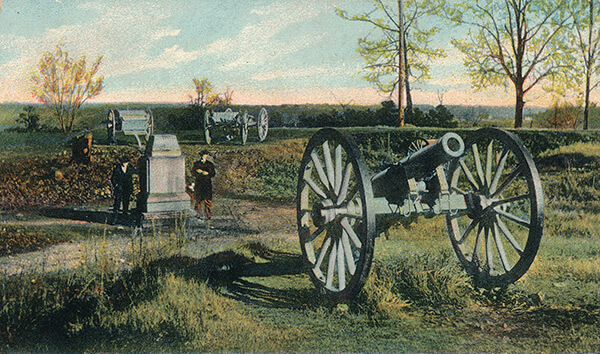 Fort Walker, Grant Park, Atlanta, Georgia, ca. 1910. Vintage postcard.
