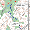 Sherman's field headquarters and Federal line prior to the battle, July 22, 1864. Battle of Atlanta map by Michael Page, 2014.