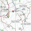 Hardee's Night March, Battle of Atlanta map by Michael Page.
